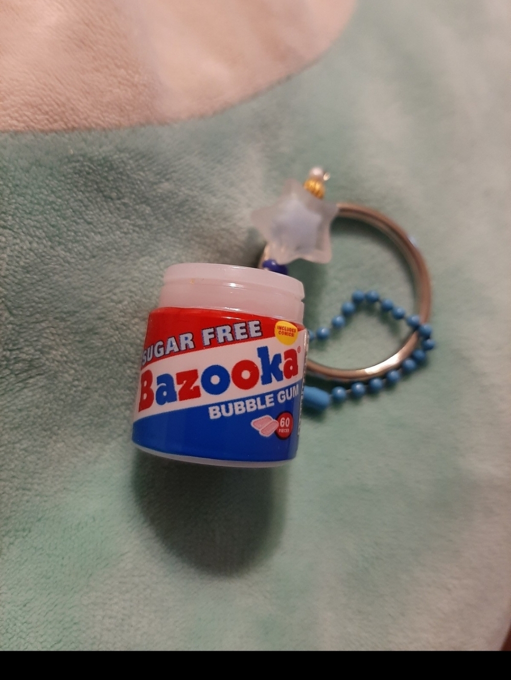 Bazooka Keychain Purse Charm Dangle New